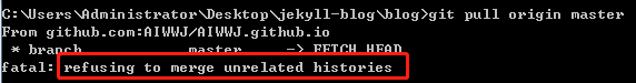 git push报错